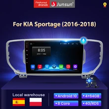 Junsun V1 4G + 64G Android 10 AI commande vocale autoradio android pour KIA Sportage KX5 4 2016 2017 2019 multimédia auto radio voiture avec bluetooth/carplay/autoradio gps/car play