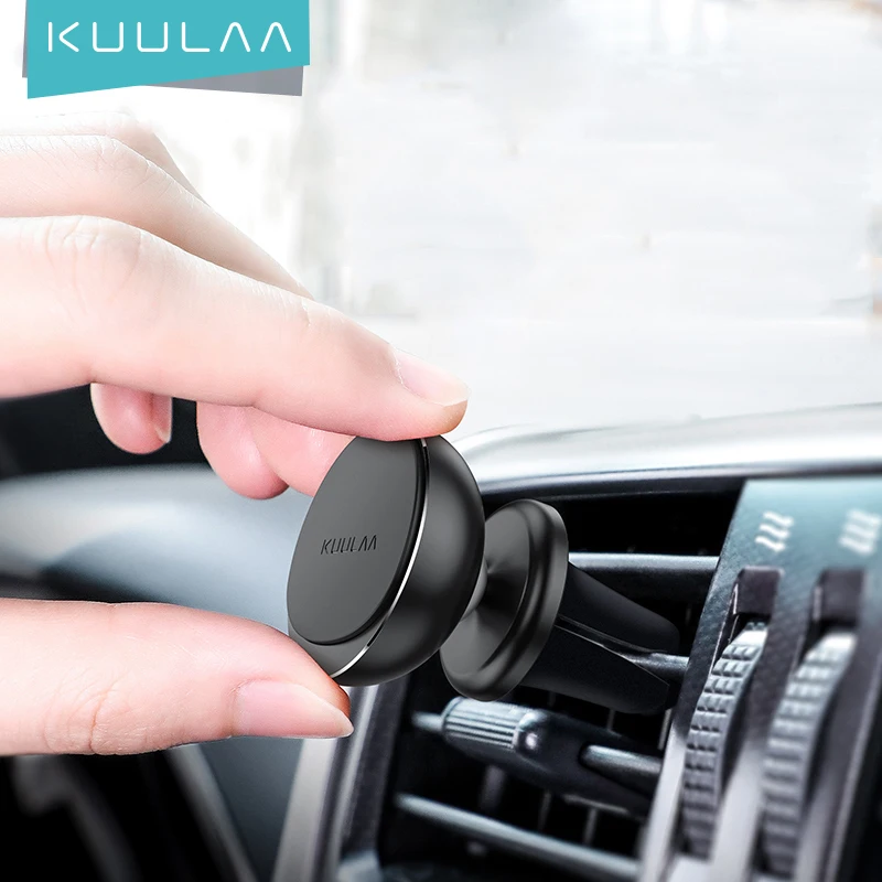 Магнитный автомобильный держатель для телефона KUULAA металлический магнитный
