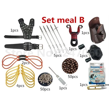 

hot For Fishing And Hunting Fishing Slingshot Shooting Catapult + Fishing Fish Darts Crossbow Bolt