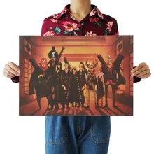 [A923] один кусок 37 Ностальгический ретро плакат из крафт-бумаги экран для помещений кафе декоративная живопись