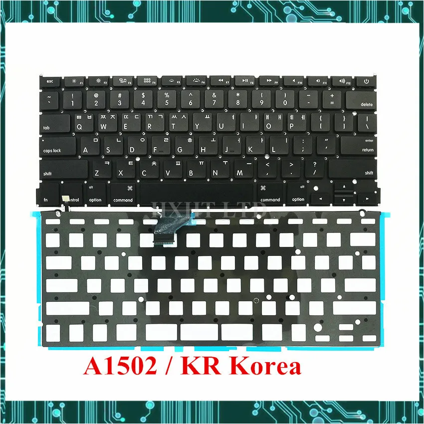 Клавиатура A1502 KR Korea для Apple Macbook Pro Retina 13 дюймов клавиатура с подсветкой ME864 ME865 ME866