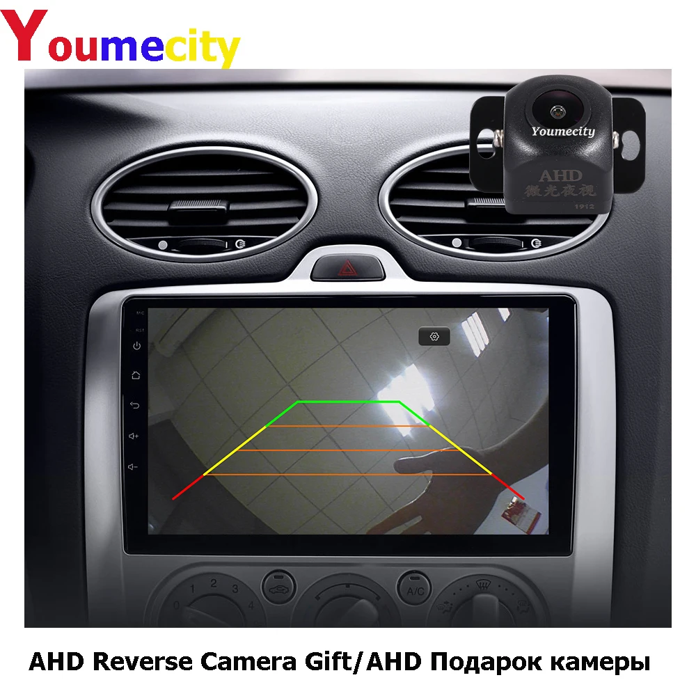 Автомобильный мультимедийный плеер 6 ГБ ОЗУ/Восьмиядерный/Android 10 0 DVD Gps для Ford Focus 2