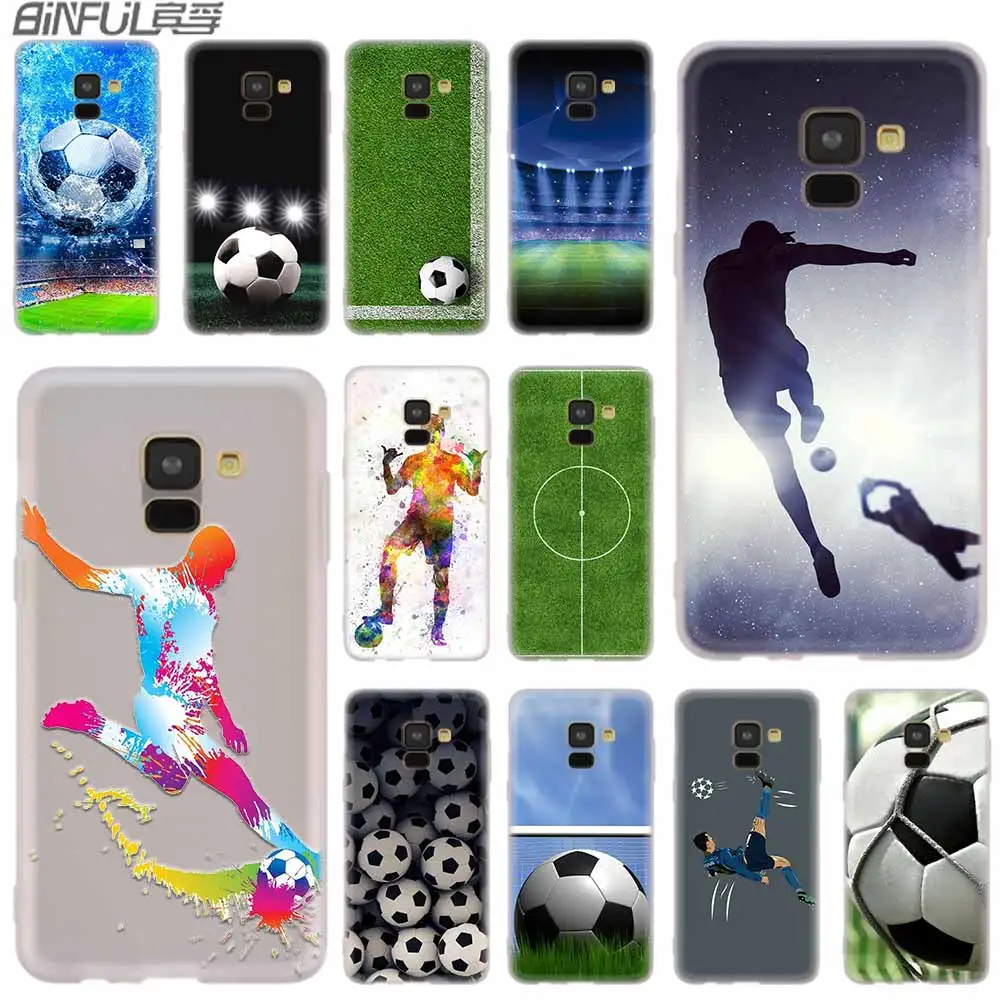Чехол с футбольным мячом для Samsung A10 A10S A11 A20 A20S A20E A30 A30S A40 A40S A50 A60 A70 A70S A80 A90 A21 A31