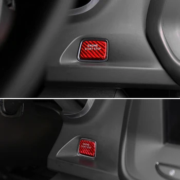 

1pcs Car Auto Red Engine Start Stop Button Cover Parts For Chevrolet Corvette C7