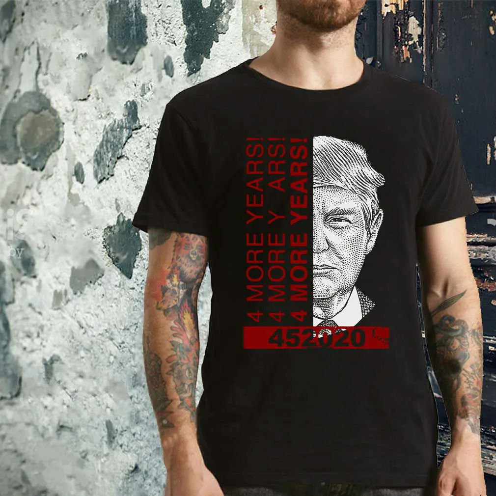 Футболка унисекс с принтом Дональда Трампа 4 года 45 2020 | Мужская одежда