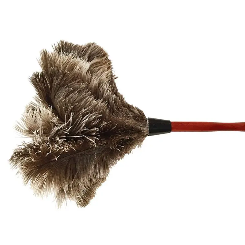 ELEG-Ostrich чистящее перо Duster Ostrich Duster щетка для пыли из страусиных перьев мягкие перья Duster от мебели до лопастей вентилятора