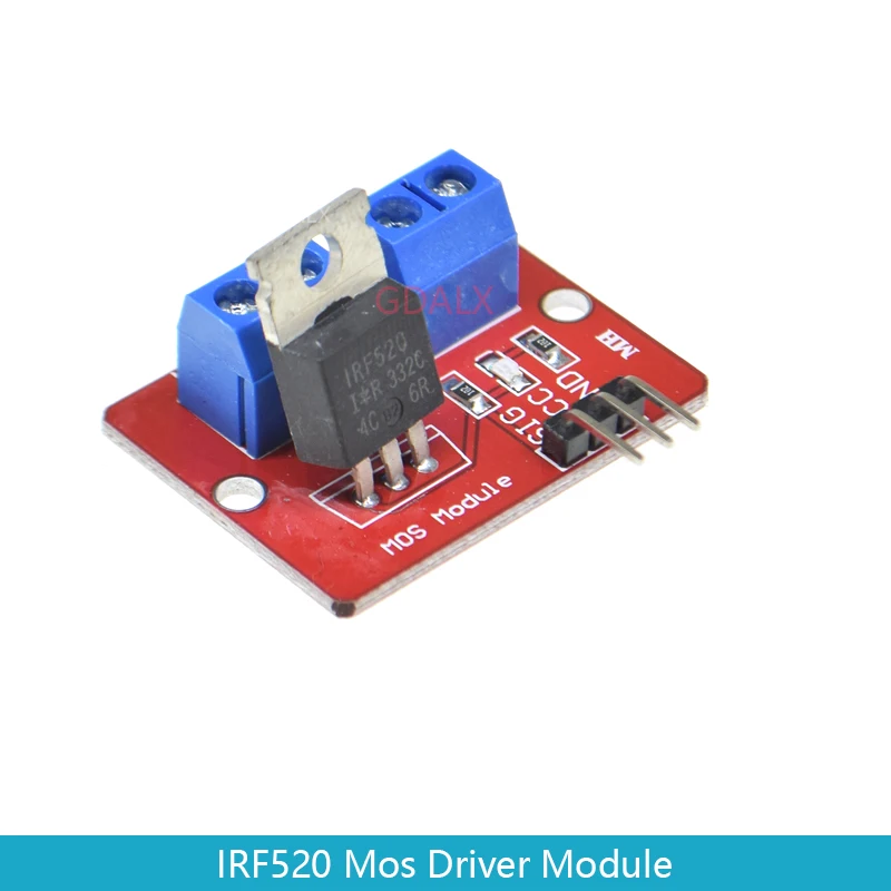 Верхняя кнопка Mosfet 0-24 В стандартный модуль IRF520 для Arduino MCU ARM Raspberry pi | Электронные