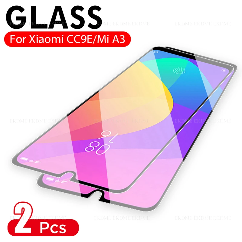 2 шт. Защитная пленка для экрана Xiaomi MiCC9 MiA3 Lite mia3 кристально прозрачная