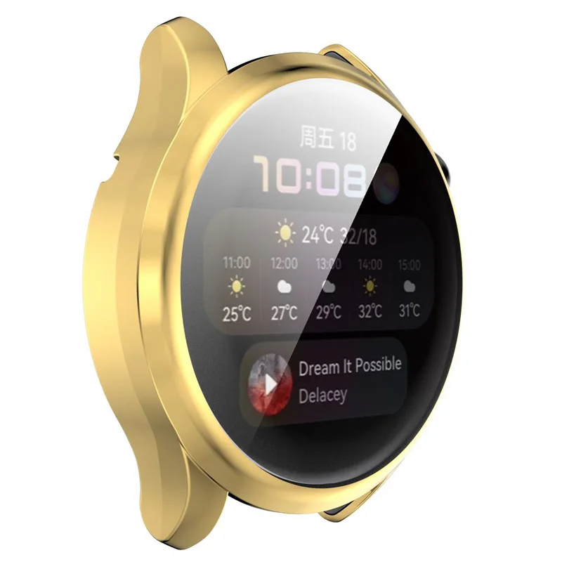 Screen Protector Cover For Huawei Watch 3/4 Pro 46mm 48mm TPU Protective Case For Huawei Watch GT3 Pro Protective Bumper Cover screen protectors watch screen protector watch screen protector case watch protector case smart watch case