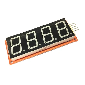 

0.8" 4 Bit 7 Segment LED Display Digital Tube, Red Common Anode