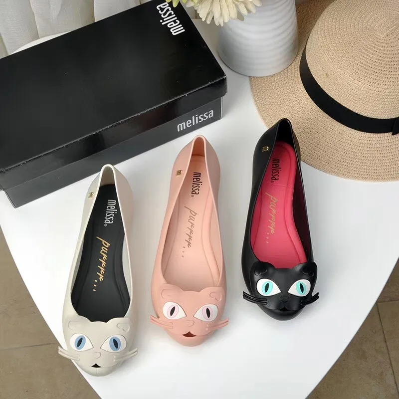 Melissa jelly sandalias minnie 2020 женские сандалии на плоской подошве летние пляжные для