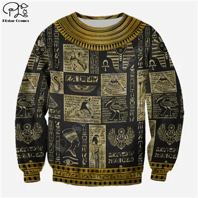 Sweatshirts Ух девушка Horus египетского Бога глаз костюмы египетского фараона арт спортивный костюм Повседневное 3dprint толстовки/толстовка/куртка/Для мужчин Для женщин s14 - Цвет: Sweatshirts