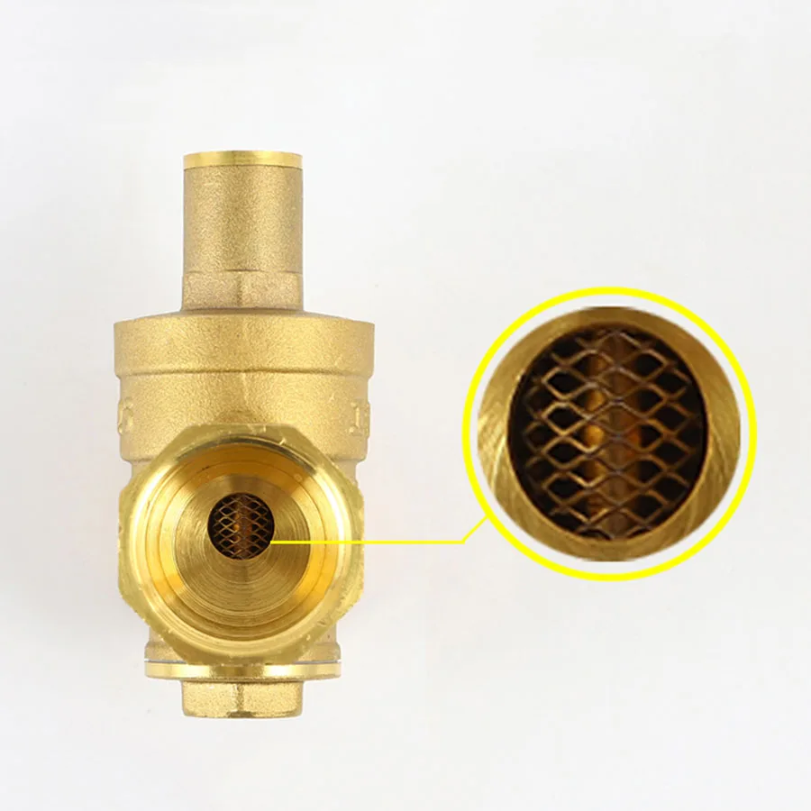 Riduttore Di Pressione Acqua 3/4" DN20 - Ottone, Con Manometro, Regolabile Fino A 1.6 MPa - Foto 6