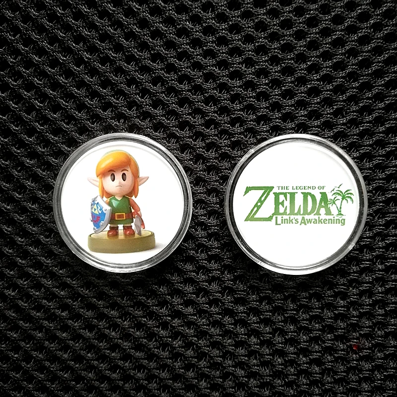 24 шт. Zelda коллекция монет легенда о Amiibo карты полный набор Inclue Link's Пробуждение молодой ссылка Новые настройки данных Быстрая - Цвет: Link Awakening-1Pcs