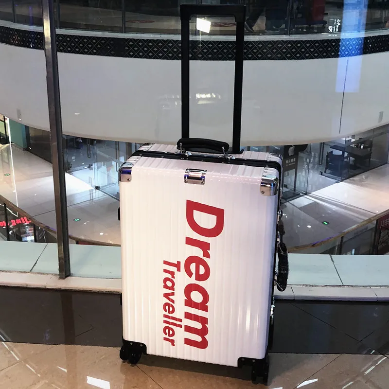 

Tide Brand All Aluminum Magnesium Alloy Trolley Case Password Box Personality Suitcase Men and Women Suitcase Design Custom