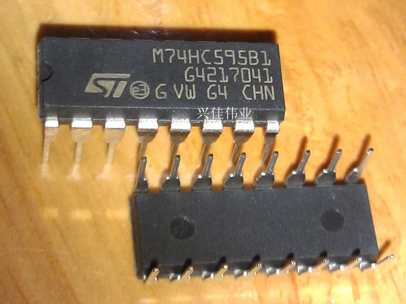 20 шт./лот M74HC595B1 74HC595 DIP-16