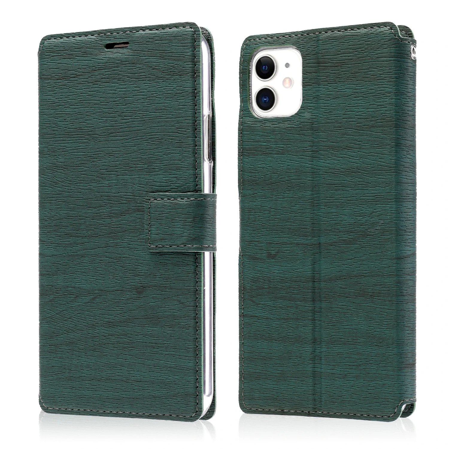 Магнитный флип-чехол для iPhone 11 Pro Max, ультратонкий кожаный бумажник, держатель для карт, чехол-подставка для iPhone XS Max XR 6 6s 7 8 Plus, чехол - Цвет: Green