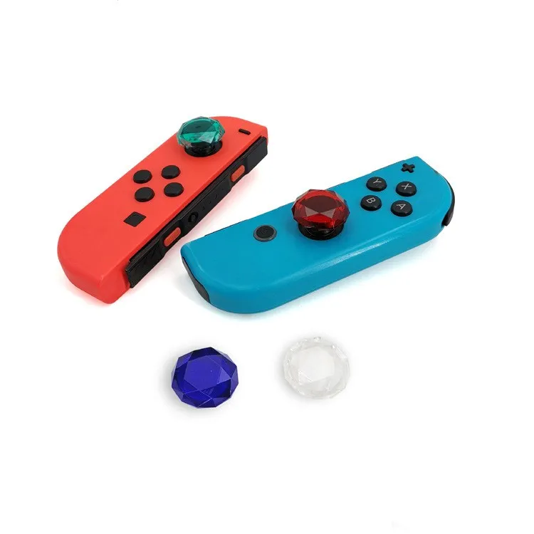 2 шт./компл. Противоскользящий Силиконовый Аналоговый джойстик Thumbstick ручка для