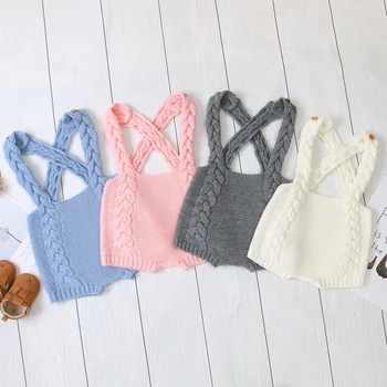

Baby Boys Girls Romper Summer Infant Newborn Sleeveless Rompers Baby One-pieces Suspender Jumpsuits Clothes Outfits