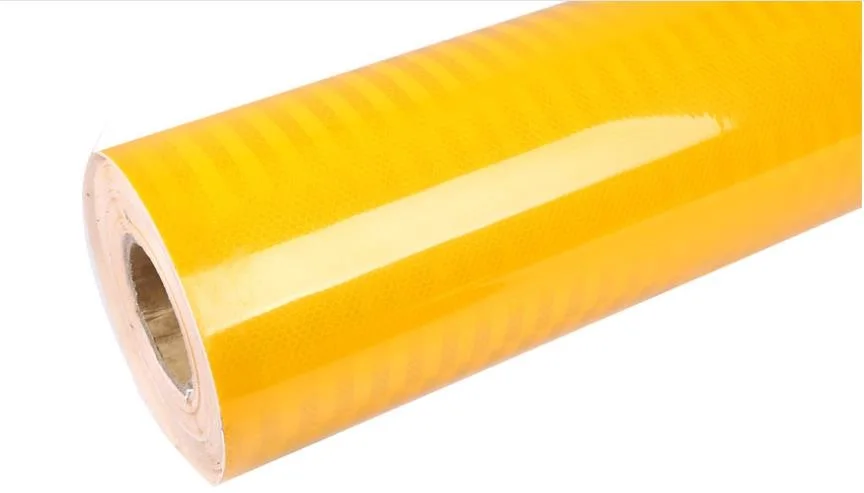 Yellow 122 см* 45,7 м ПЭТ высокопрочная микропризма супер Промышленное Качество EGP отражатель пленка двойной цвет класс II отражательная пленка - Цвет: Yellow