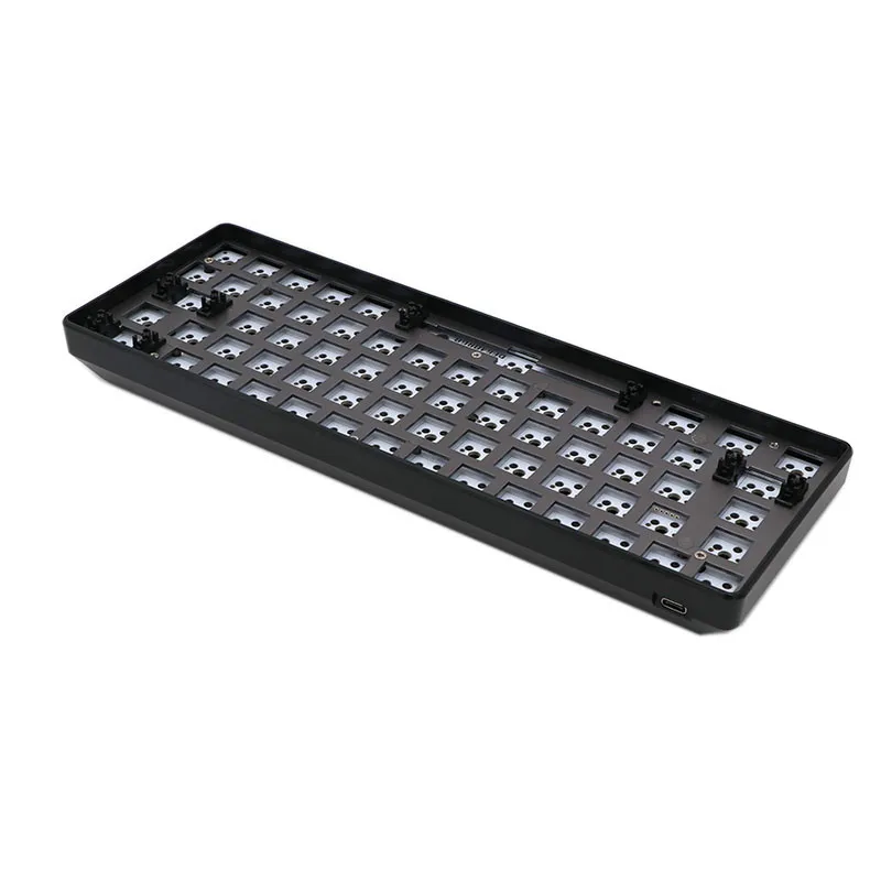 BGKP GK61/GK64 Black case White case mechanical keyboard diy shell