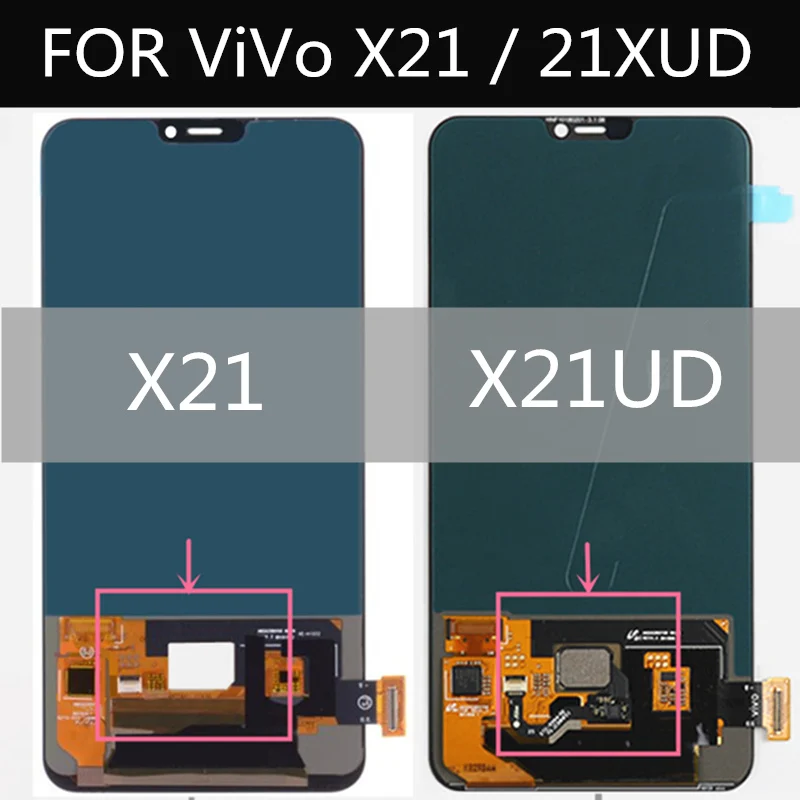 ЖК дисплей и сенсорный экран для vivo X21 X21A X21UD X21UDA|Экраны мобильных телефонов| |