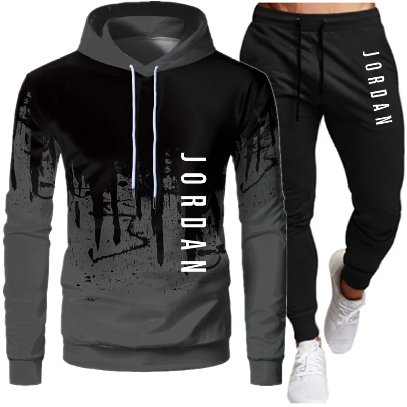 2 Pieces Sets Tracksuit Men Hooded Sweatshirt+pants Pullover Hoodie Sportwear Suit Ropa Hombre Casual Men Clothes Size S-4XL 2 Pieces Sets Tracksuit Men Hooded Sweatshirt+pants Pullover Hoodie Sportwear Suit Ropa Hombre Casual Men Clothes Size S-4XL