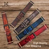 Maikes Genuine Leather Watchband for Galaxy Watch Strap 18mm 20mm 22mm 24mm Watch Band Tissote Timex Omega Wrist Bracelets ► Photo 2/6