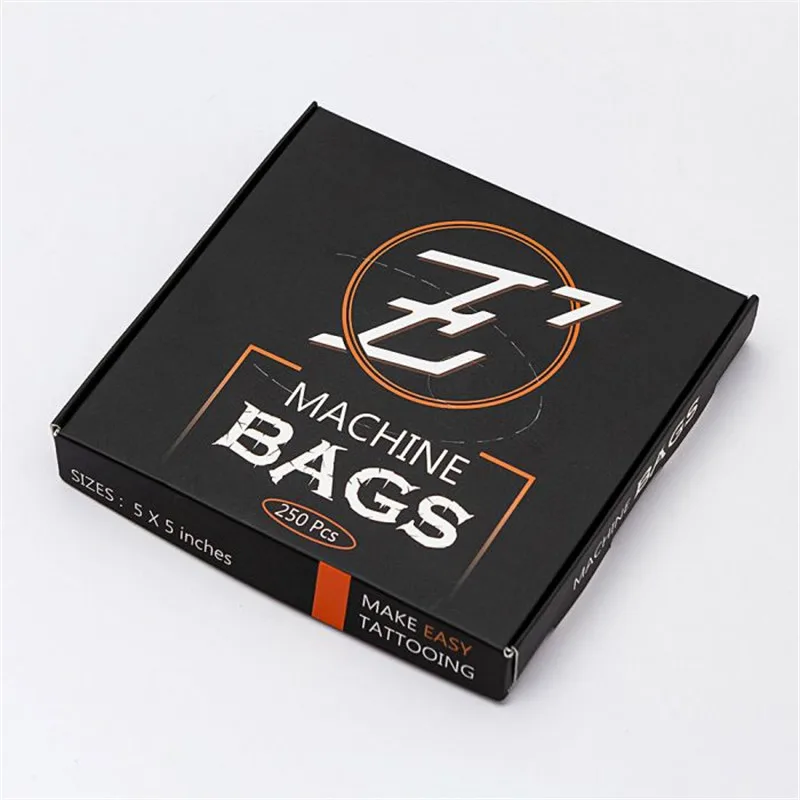 Ez Tattoo Machine Bags Disposable Plastic Sleeves Cover Bags 2 Sizes