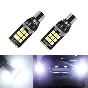 

2X Canbus T15 W16W 912 921 LED Bulb 3030 SMD Car Back Up Reverse Lights White For Skoda Superb