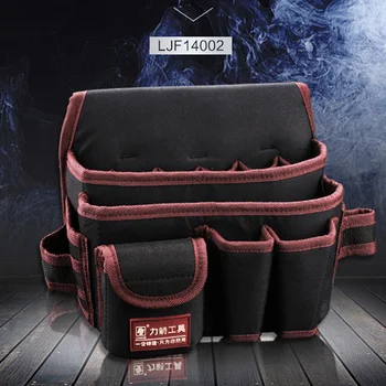 

FGHGF Tool BagTelecommunications Holder Electrician 600D Water Proof Cloth Rivet Fixed Tool Bag Belt Utility Pocket Kit Pouch