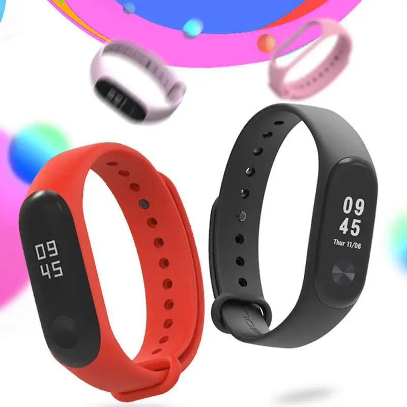 Сменный Регулируемый силиконовый ремешок ALLOYSEED для часов Xiaomi Mi Band 3/4 аксессуары