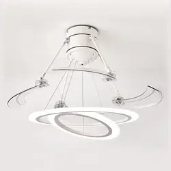 Потолочные вентиляторы современный творческий простой Невидимый вентилятор потолочный светильник Гостиная обеденная спальня