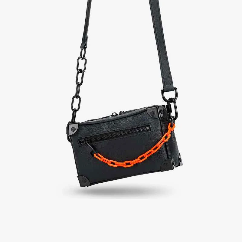 Trunk-Bags Purse Chain Shoulder-Bag Small Handbag Square Soft Mini Unisex Fashion Women Luxury