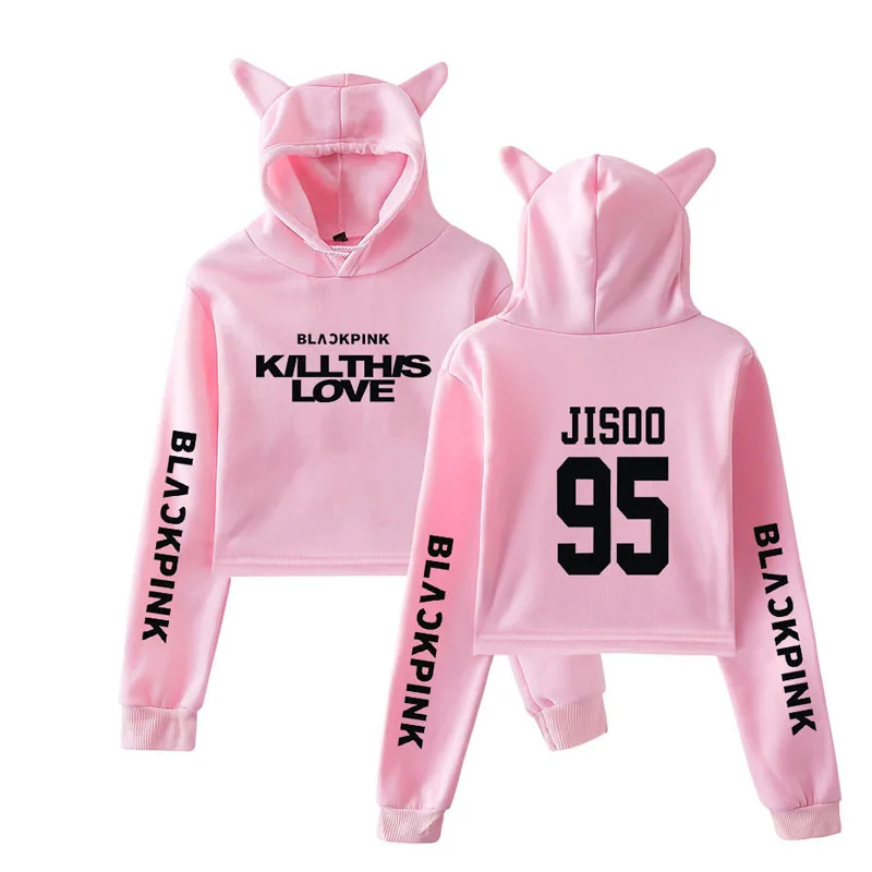 Blackpink/женские толстовки с капюшоном с рисунком из аниме; детская толстовка с капюшоном и длинными рукавами; пуловер; одежда; Женская худи; толстовки - Цвет: M 315