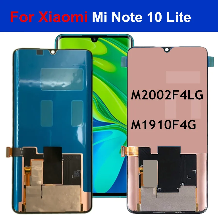 AMOLED For Xiaomi Mi Note 10 Lite LCD Display
