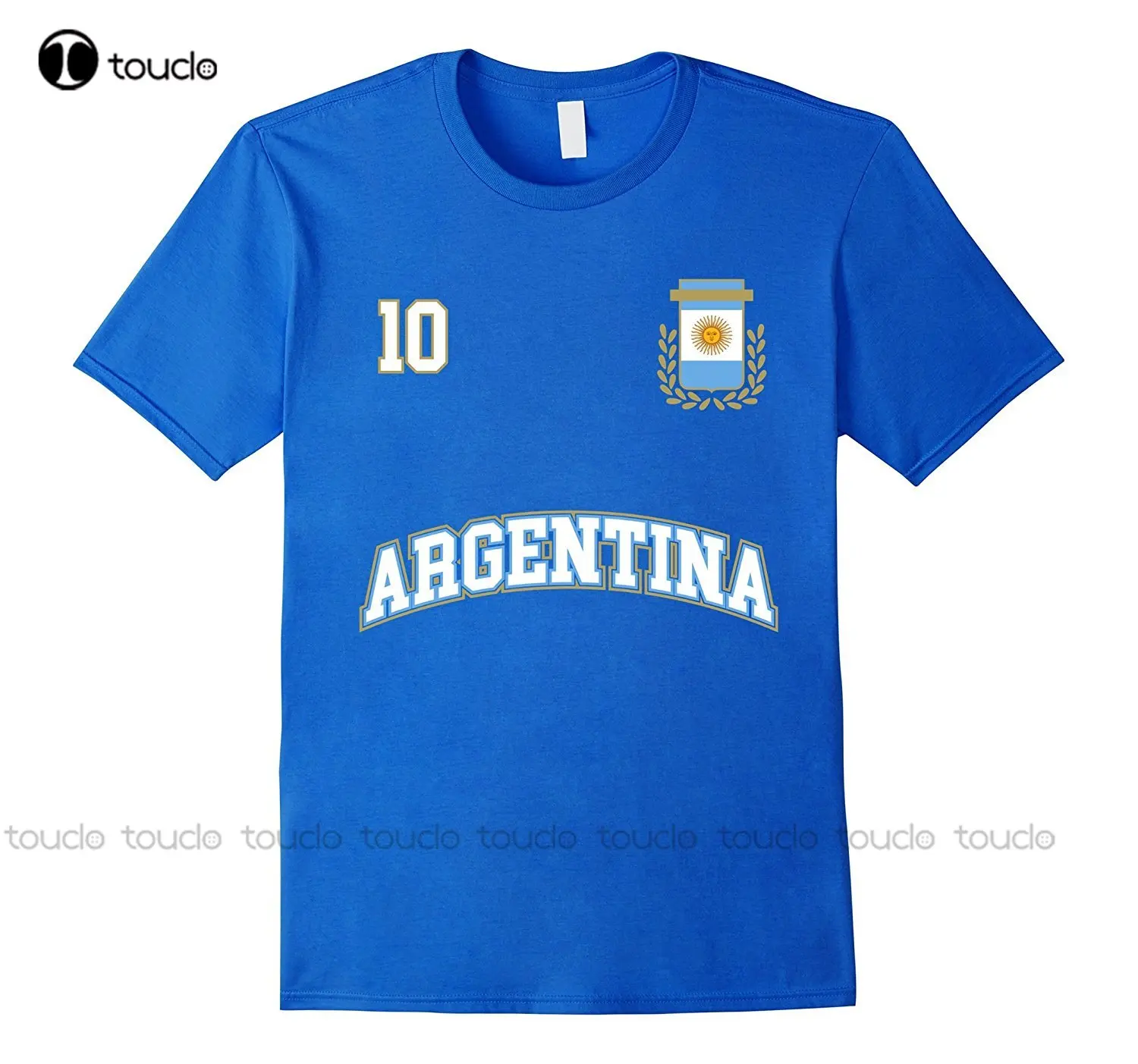 Nuovi Uomini T-Shirt Abbigliamento Taglia Argentina Camicia Numero 10 Sockers Team Sporter Seleccion Futbol Calciatore Magliette Xs-5Xl