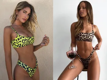 

Snakeskin Bikini Women Swimwear Leopard Bikinis Sexy Biquini Swim Suit Push Up Swimsuit Female Beachwear Swimming swimwear women