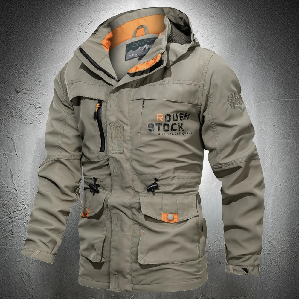 Windbreaker Jacket Coat Men Outwear Spring Lightweight Waterproof Autumn Men Fashion
