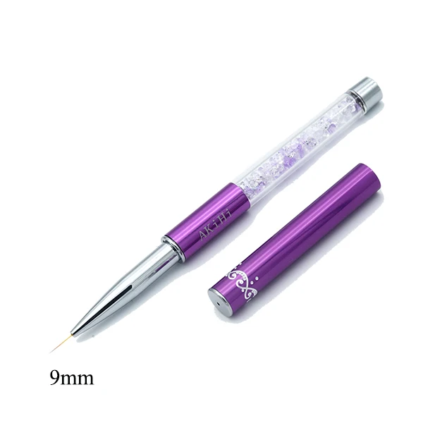 5-20 мм для дизайна ногтей линии кисти для рисования кристалл акриловый тонкий лайнер для рисования карандаш для маникюра, инструменты УФ гель