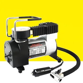 

100PSI Super Flow 12V Air Compressor Tyre Inflator Car Air Pump Vehicle Pump Electric Pressure Gauge Car air pump