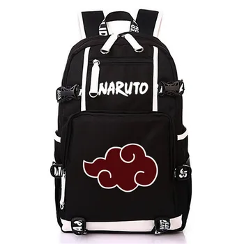 

New Style Anime Naruto Pattern Backpack with USB Charging Port Schoolbags for Boys Girls Teens Students Mochilas