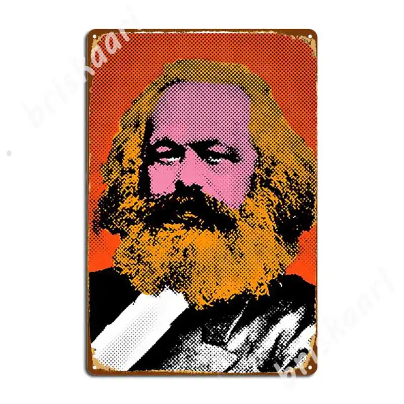 

Поп-арт Marx на оранжевом фоне, металлическая фотография, пещера, паб, Клубная вечеринка, забавные оловянные плакаты с вывесками