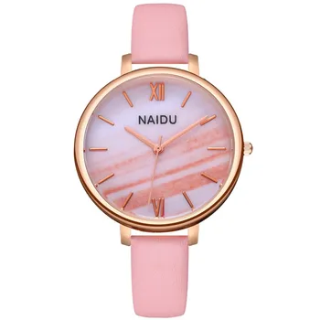 

Trendy Belt Striped Watch Female Fashion Temperament Wild Quartz Female Student Ladies Watches Concise Diverse Fashion Color