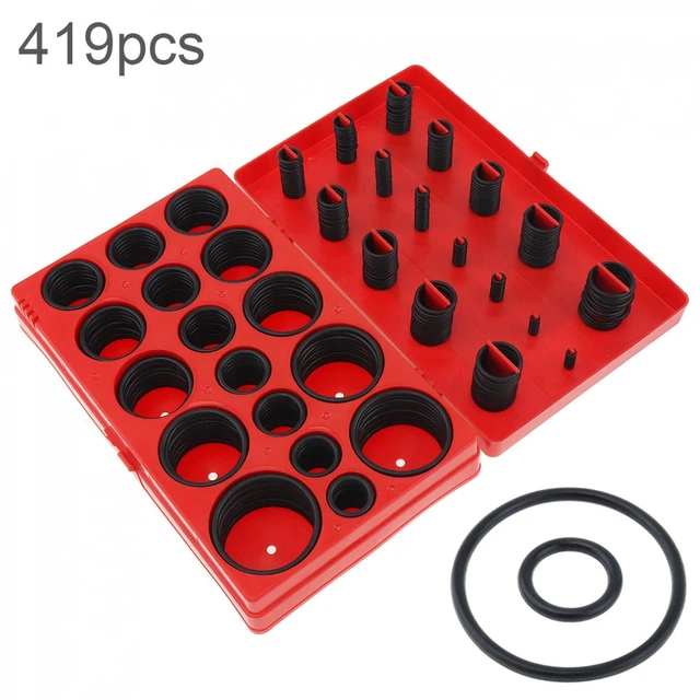 419個のラバーシールoリングの品揃え配管oリングプラスチックトレイ付きユニバーサルメトリックキット Aliexpress Mobile