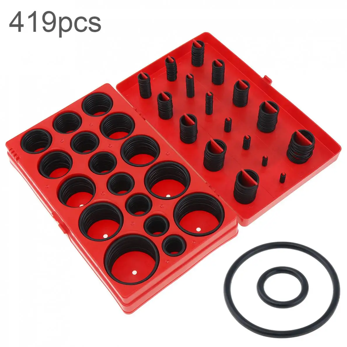 419pcs Rubber Seal Oring Assortment Plumbing Oring Universal Metric
