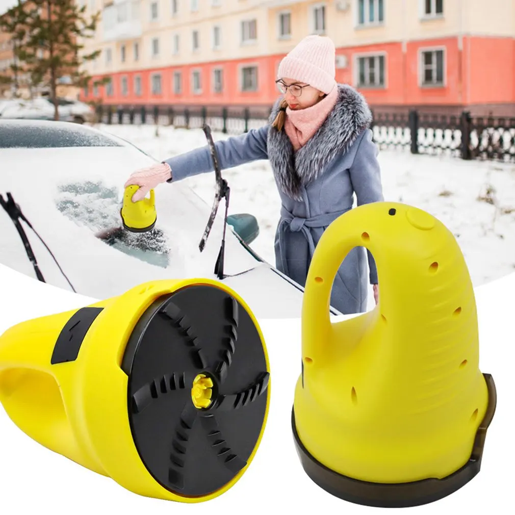 Car Ice Scraper USB Electric Heated Snow Removal Rechargeable Ice