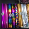 3MX1  Heat Activated foil Hot Foil Rolls  Hot Stamping Foil Paper Holographic Heat Transfer DIY Crafts ► Photo 3/6
