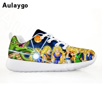 

Aulaygo Cool Dragon Ball Pattern Colorful Casual Kids Children Flats Shoes Soft Breathable Mesh Infant Toddler Boy Girl Sneakers