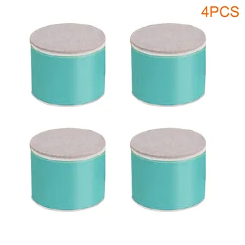 

4pcs Multipurpose Coffee Table Furniture Feet Pads Non Slip Bed Chair Increase Height Breakfast Bar Carbon Steel Self Adhesives